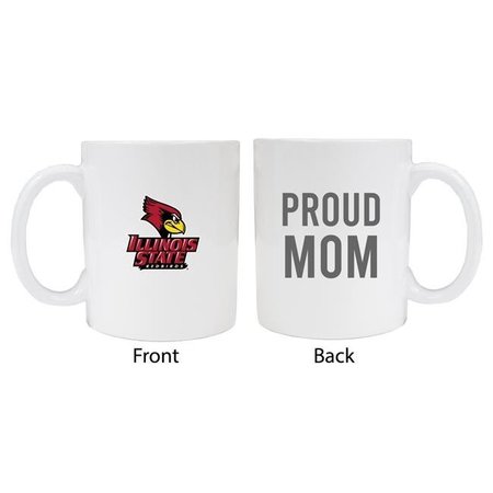 R & R IMPORTS R & R Imports MUG-C-ILS20 WMOM Illinois State Redbirds Proud Mom White Ceramic Coffee Mug MUG-C-ILS20 WMOM